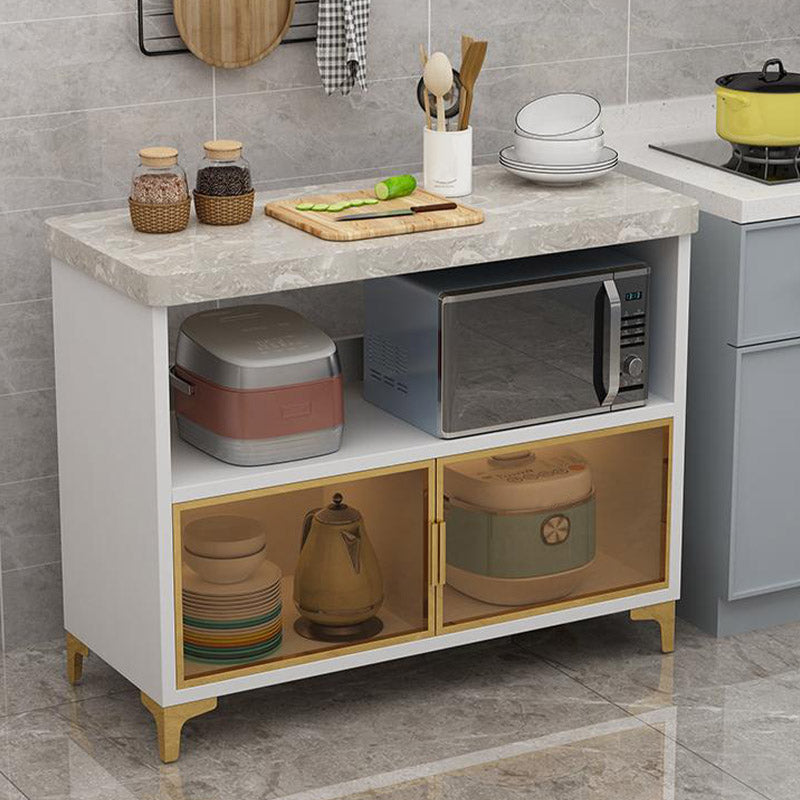 Sala da pranzo isola da cucina tavolo in marmo stazionario isola