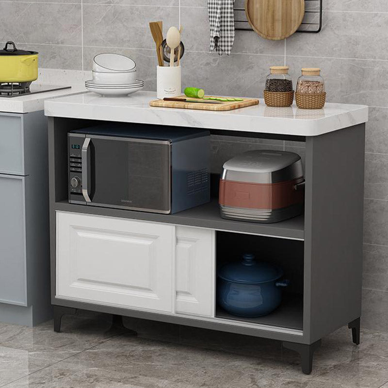 Sala da pranzo isola da cucina tavolo in marmo stazionario isola