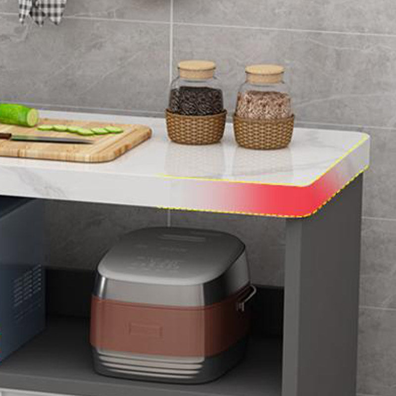 Sala da pranzo isola da cucina tavolo in marmo stazionario isola