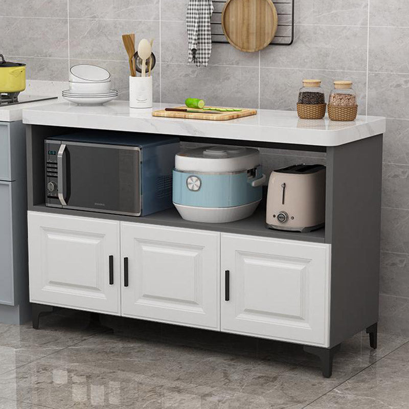 Sala da pranzo isola da cucina tavolo in marmo stazionario isola