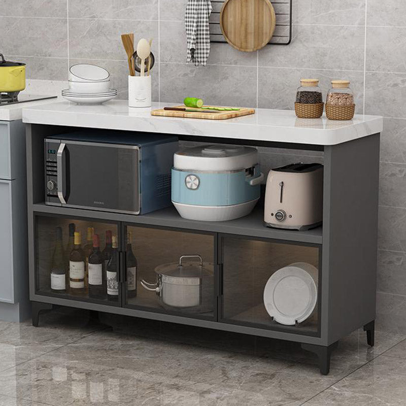 Sala da pranzo isola da cucina tavolo in marmo stazionario isola