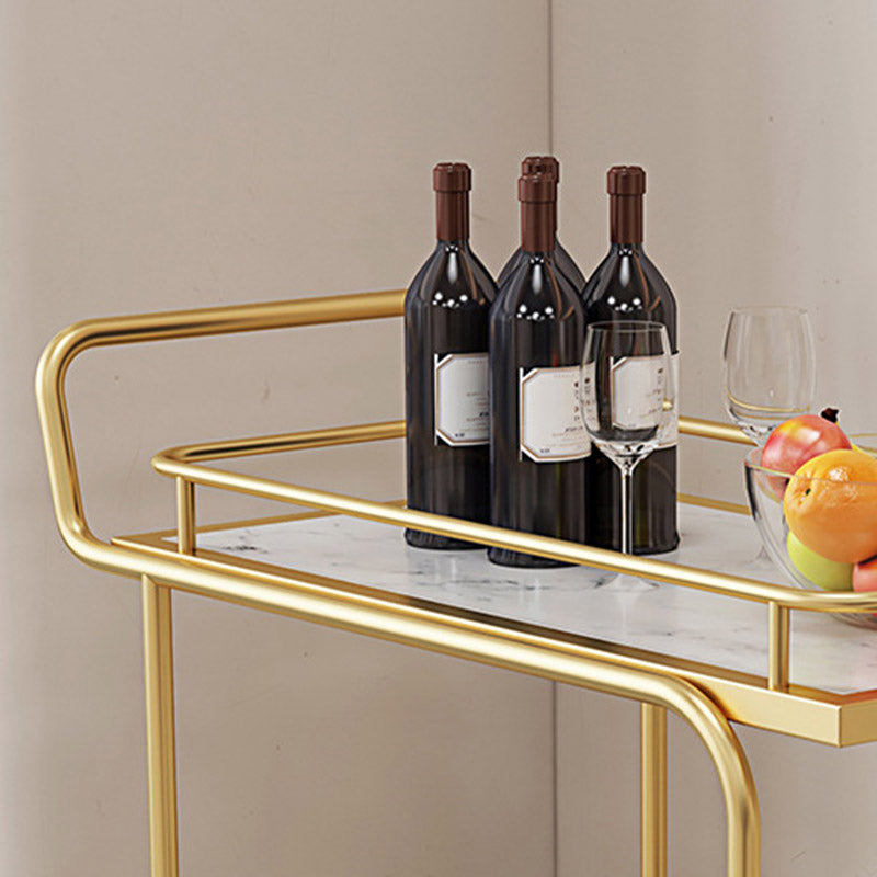 Modern Open Storage Prep Table Rectangular Rolling Kitchen Trolley Clearhalo 'furn' 'furn_kitchen_islands_carts' 'Furniture' 'Kitchen & Dining Furniture' 'Kitchen Islands & Carts' 'kitchen_islands_carts' 6784692