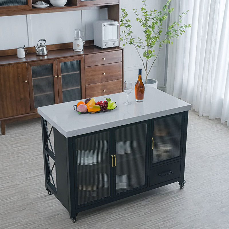 Modern Kitchen Island Table Dining Room Kitchen Island with Storage Cabinet Clearhalo 'furn' 'furn_kitchen_islands_carts' 'Furniture' 'Kitchen & Dining Furniture' 'Kitchen Islands & Carts' 'kitchen_islands_carts' 6784778