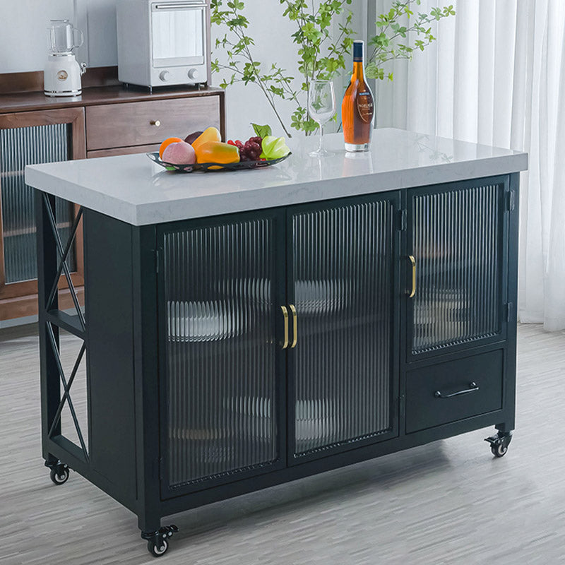 Modern Kitchen Island Table Dining Room Kitchen Island with Storage Cabinet Clearhalo 'furn' 'furn_kitchen_islands_carts' 'Furniture' 'Kitchen & Dining Furniture' 'Kitchen Islands & Carts' 'kitchen_islands_carts' 6784792