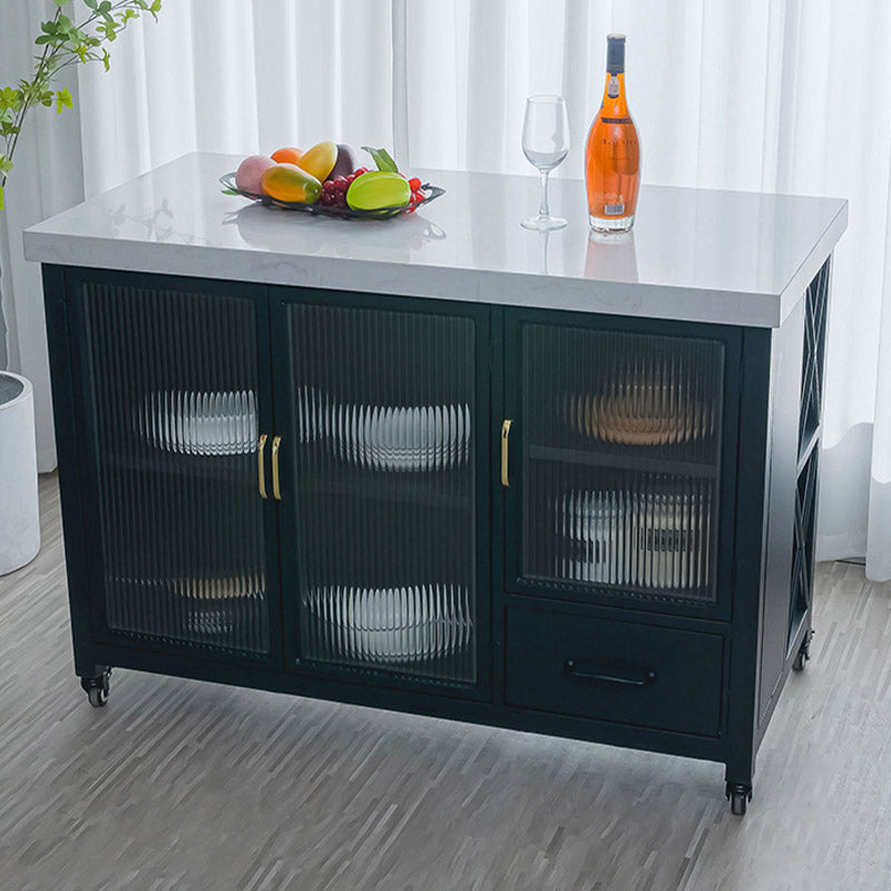 Modern Kitchen Island Table Dining Room Kitchen Island with Storage Cabinet Clearhalo 'furn' 'furn_kitchen_islands_carts' 'Furniture' 'Kitchen & Dining Furniture' 'Kitchen Islands & Carts' 'kitchen_islands_carts' 6784793