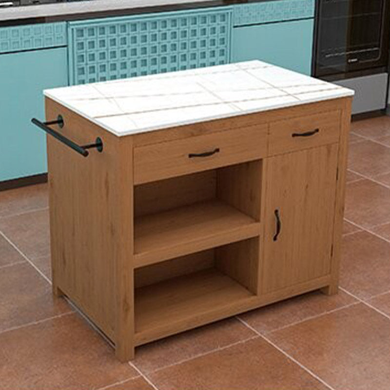 Table de préparation de table de table de cuisine moderne avec tiroir