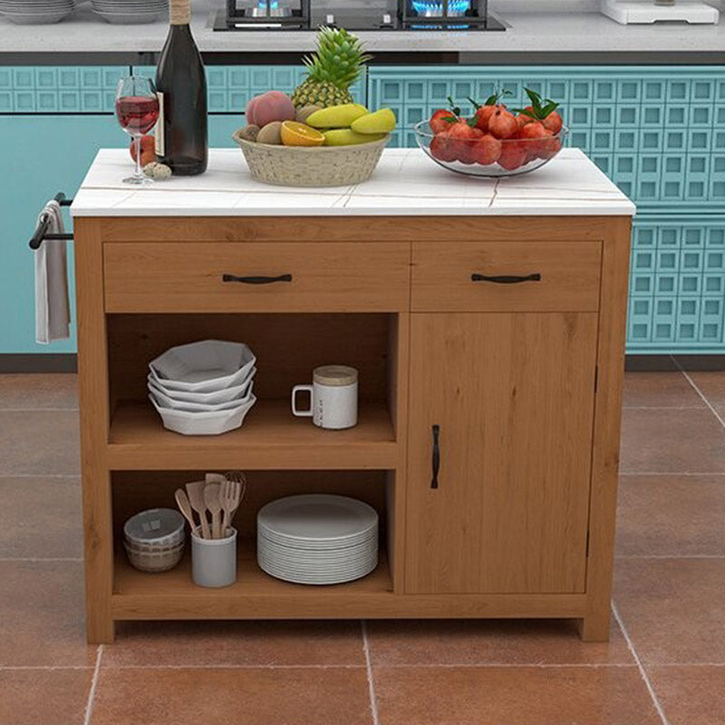 Table de préparation de table de table de cuisine moderne avec tiroir