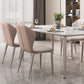 Metal Base Dining Table Tripod Stone Home Kitchen Dining Table Clearhalo 'Dining Tables & Seating' 'Dining Tables' 'dining_table' 'furn' 'furn_dining_table' 'Furniture' 'Kitchen & Dining Furniture' 6784943