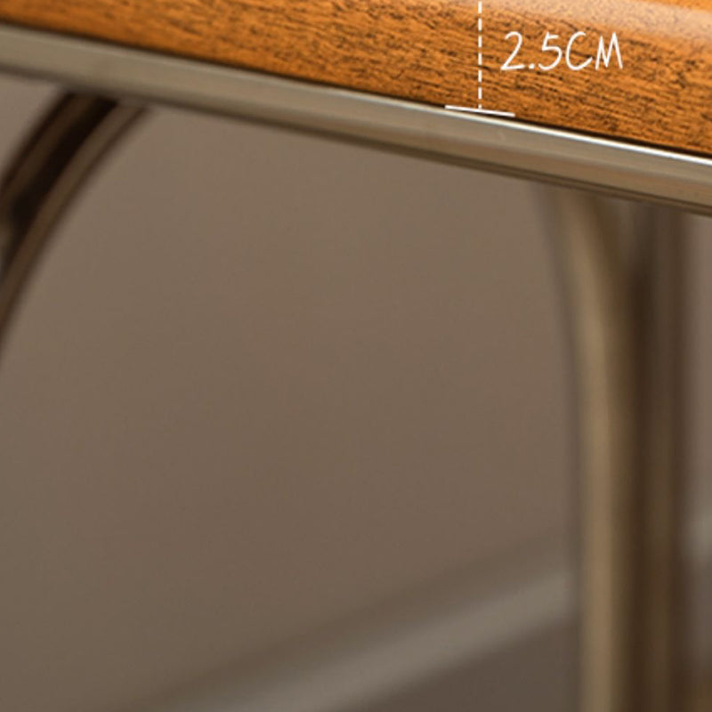 Ovale eetkamer keukentafel Moderne eettafel met zilveren frame