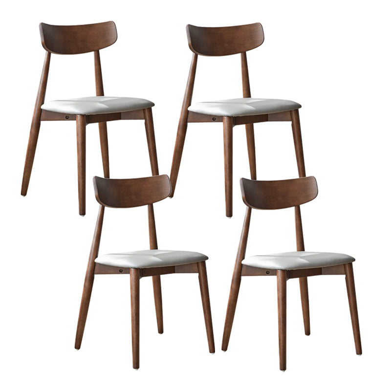 Contemporary Style 1/4/5/7 Pieces Dining Chairs Set Stone Round Furniture in Gray 4 Beige Chairs Clearhalo 'Dining Room Sets' 'Dining Tables & Seating' 'dining_room_set' 'furn' 'furn_dining_room_set' 'Furniture' 'Kitchen & Dining Furniture' 6785040