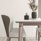 Contemporary Style 1/2/4/5/7 Pieces Dining Chairs Set Rectangle Stone Furniture in White