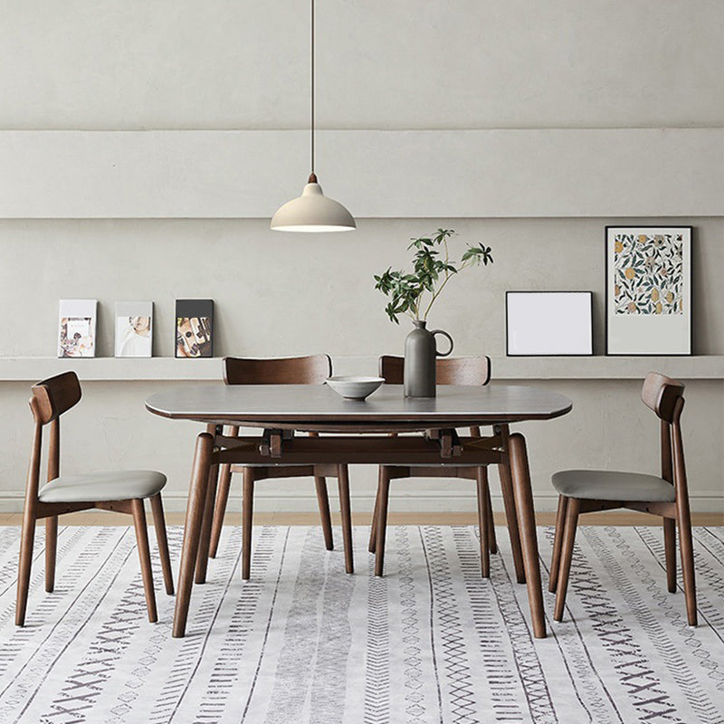 Modern 1/4/5/7 stukken Dinerset Stone opvouwbare eettafel voor eetkamer
