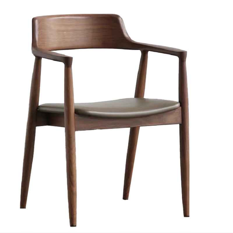 Modern 1/5 Pieces Dining Set Pine Wood Dining Table for Dining Room 1 Brown Chair Clearhalo 'Dining Room Sets' 'Dining Tables & Seating' 'dining_room_set' 'furn' 'furn_dining_room_set' 'Furniture' 'Kitchen & Dining Furniture' 6785225