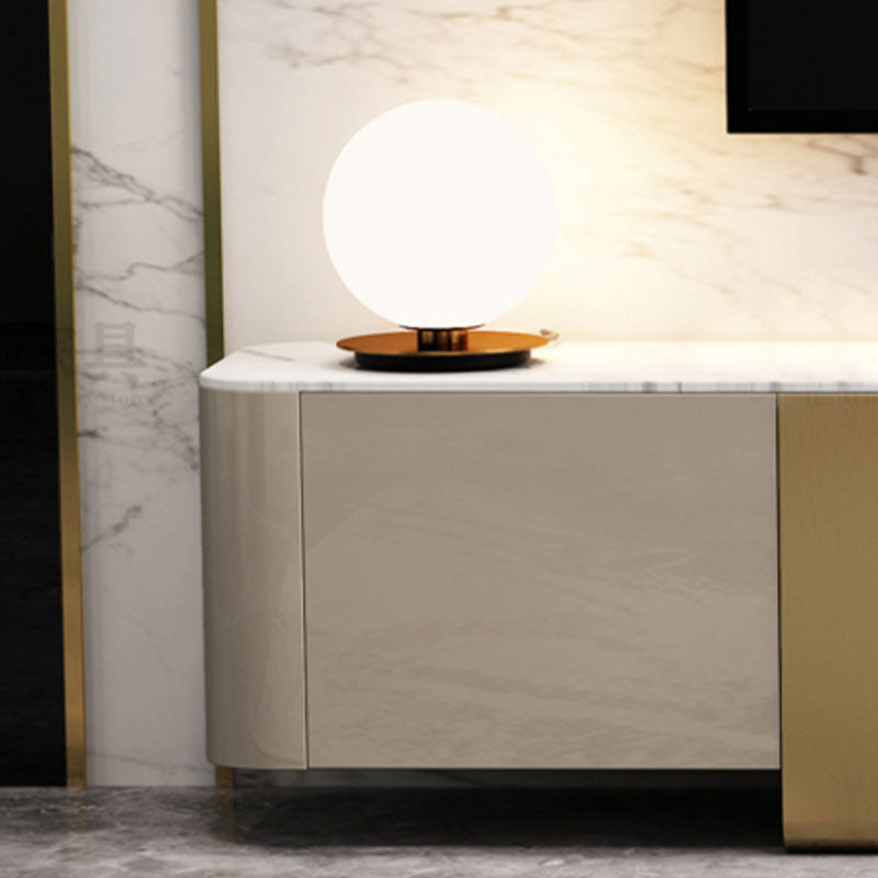 Glam TV Media Console Enclosed Storage TV Console with 2 Drawers Clearhalo 'furn' 'furn_tv_stands_entertainment_centers' 'Furniture' 'Living Room Furniture' 'TV Stands & Entertainment Centers' 'TV Stands & Media Storage Furniture' 'tv_stands_entertainment_centers' 6785285