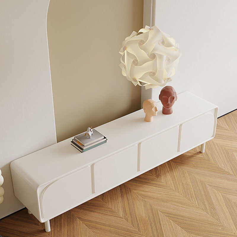 Scandinavische TV-mediaconsole Houten standaardconsole met deuren voor woonkamer