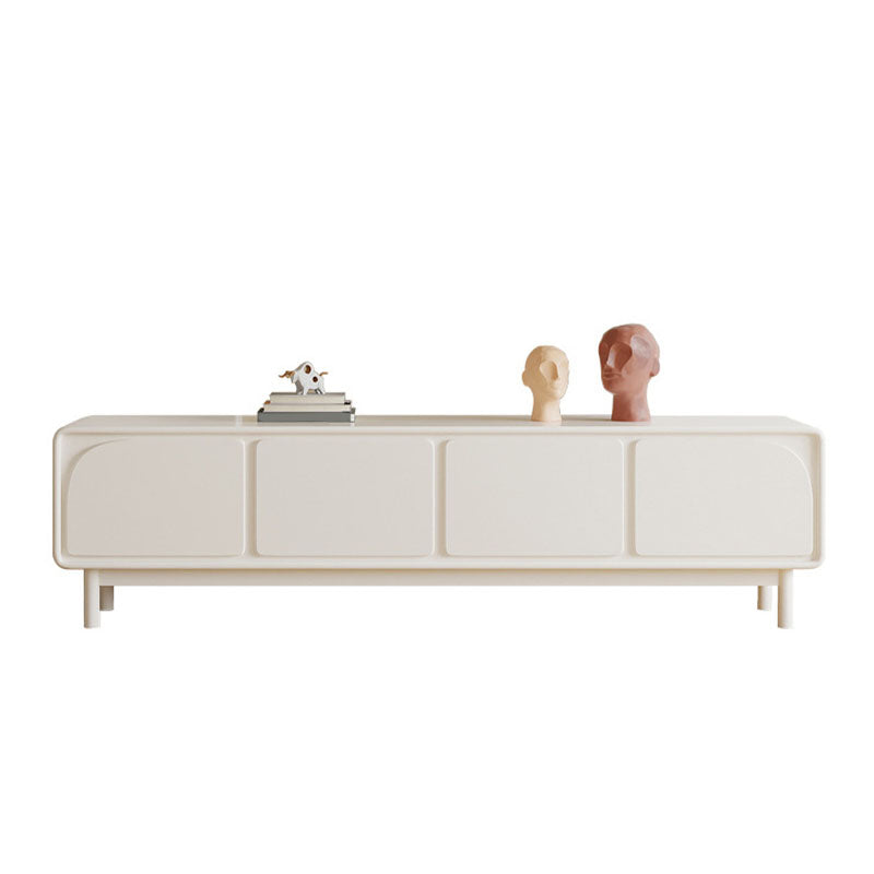 Scandinavische TV-mediaconsole Houten standaardconsole met deuren voor woonkamer