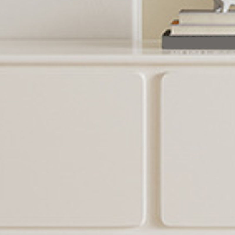 Scandinavische TV-mediaconsole Houten standaardconsole met deuren voor woonkamer
