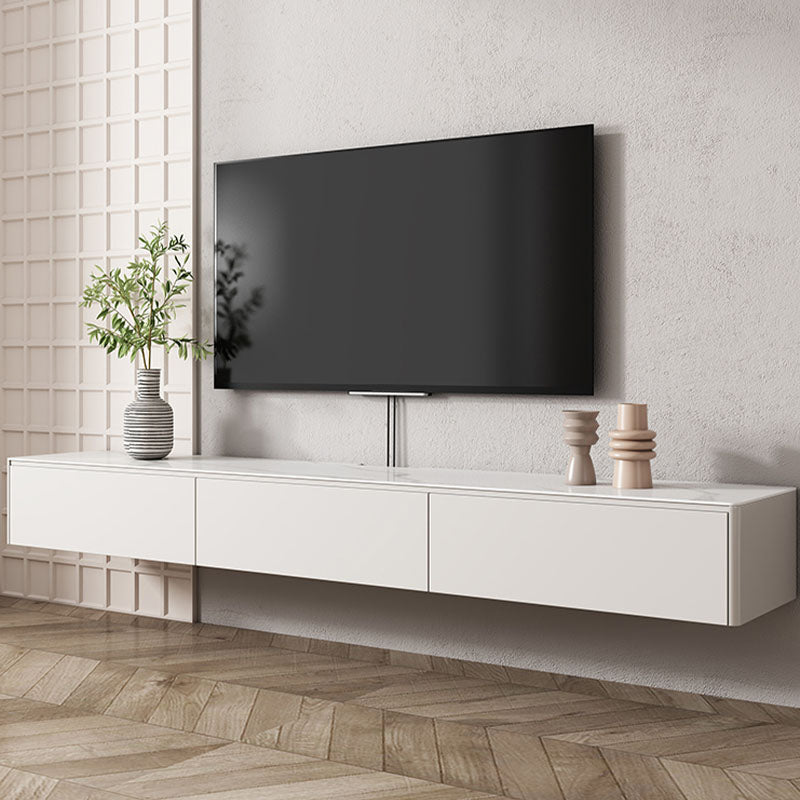 Modern TV Media Console Enclosed Storage TV Console with Drawers 87"L x 12"W x 8"H Clearhalo 'furn' 'furn_tv_stands_entertainment_centers' 'Furniture' 'Living Room Furniture' 'TV Stands & Entertainment Centers' 'TV Stands & Media Storage Furniture' 'tv_stands_entertainment_centers' 6785353