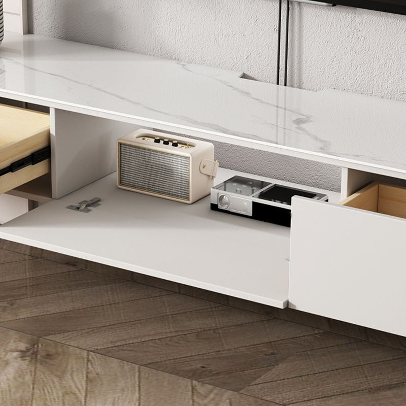 Modern TV Media Console Enclosed Storage TV Console with Drawers Clearhalo 'furn' 'furn_tv_stands_entertainment_centers' 'Furniture' 'Living Room Furniture' 'TV Stands & Entertainment Centers' 'TV Stands & Media Storage Furniture' 'tv_stands_entertainment_centers' 6785359