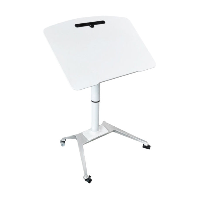 Rectangular Shaped Standing Desk White and Natural Writing Desks for Office White Clearhalo 'furn' 'furn_office_desk' 'Furniture' 'Office Desks' 'Office Furniture' 'office_desk' 6788030