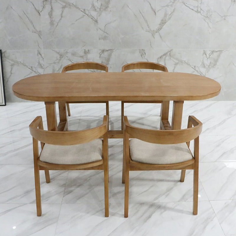 Industrial Solid Wood Writing Desk 29.53-inch Tall Oval Office Desk Clearhalo 'furn' 'furn_office_desk' 'Furniture' 'Office Desks' 'Office Furniture' 'office_desk' 6788042