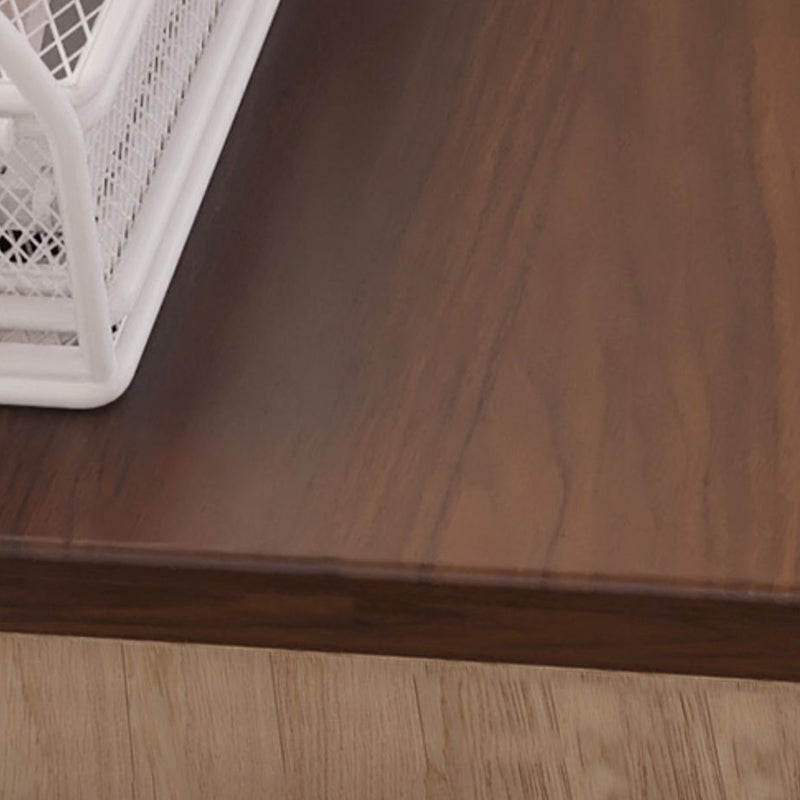 家のための長方形の形のコンピューターデスク茶色の木製ゲームデスク