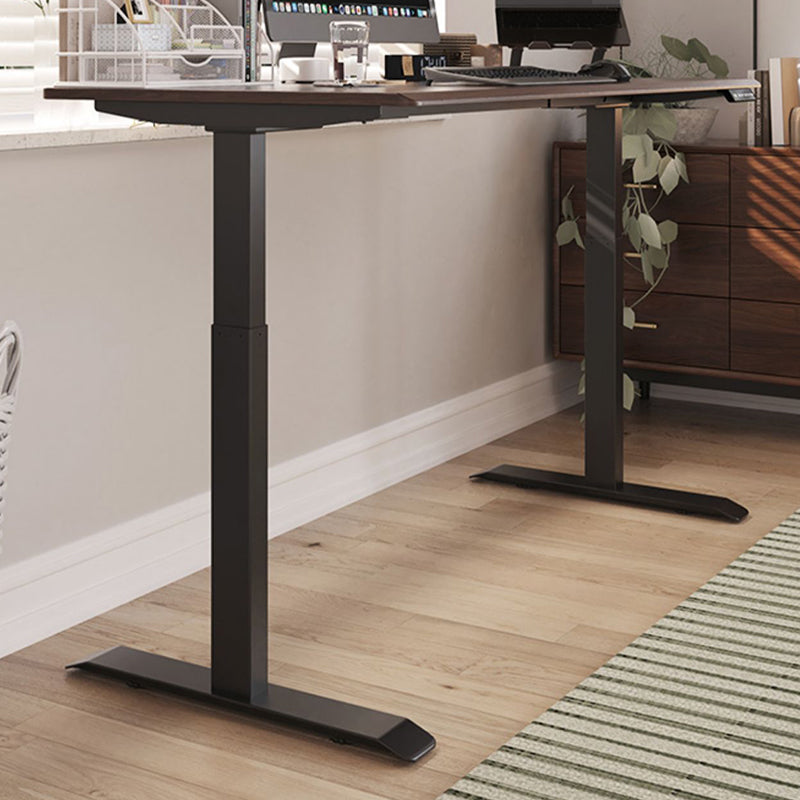 家のための長方形の形のコンピューターデスク茶色の木製ゲームデスク