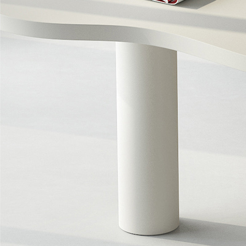 Special Shaped Executive Desk White Wooden Office Desk for Office Clearhalo 'furn' 'furn_office_desk' 'Furniture' 'Office Desks' 'Office Furniture' 'office_desk' 6788142