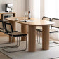 Moderner massiver Holz Office Desk Oval Task Schreibtisch mit 4-Legs für Zuhause