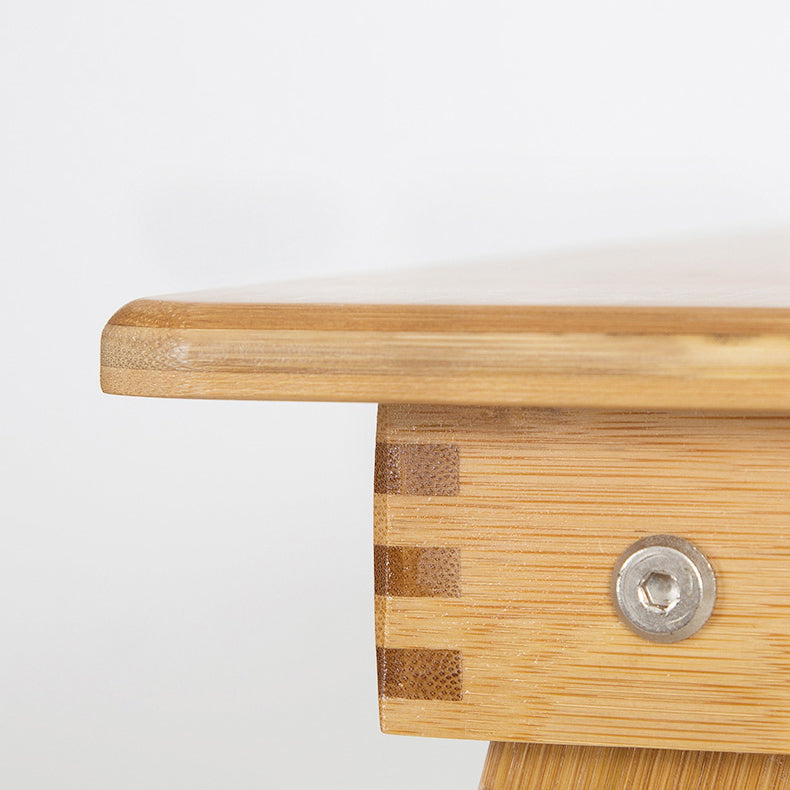 Zeitgenössischer rechteckiger Laptop -Schreibtisch faltete Holzschreiberschreibtisch faltet