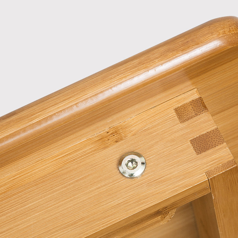 Zeitgenössischer rechteckiger Laptop -Schreibtisch faltete Holzschreiberschreibtisch faltet