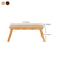 Zeitgenössischer rechteckiger Laptop -Schreibtisch faltete Holzschreiberschreibtisch faltet