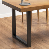 Industrial 29.53" Tall Office Desk Wooden Rectangular Writing Desk with Sled Base Clearhalo 'furn' 'furn_office_desk' 'Furniture' 'Office Desks' 'Office Furniture' 'office_desk' 6788336