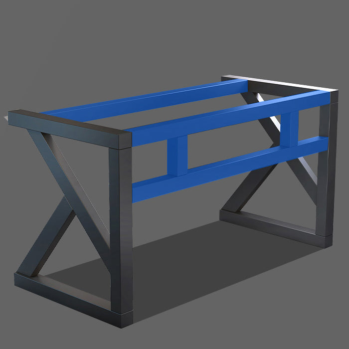 Scrivania da gioco in pietra industriale 29.53 "scrivania alta con base a slitta