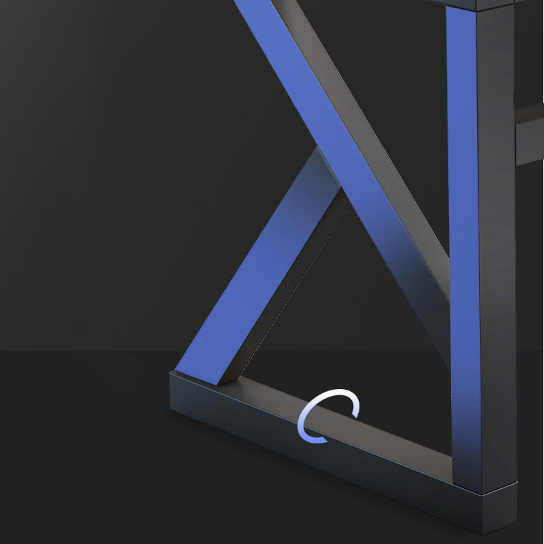 Scrivania da gioco in pietra industriale 29.53 "scrivania alta con base a slitta