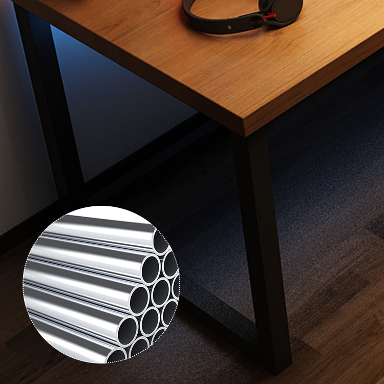 Rectangular Shaped Computer Desk Brown Writing Desk for Home Clearhalo 'furn' 'furn_office_desk' 'Furniture' 'Office Desks' 'Office Furniture' 'office_desk' 6788411