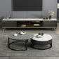 Stone TV Media Console Console TV con contenitore chiuso con ante