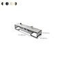 Glass TV Media Console Open Storage TV Console for Living Room Clearhalo 'furn' 'furn_tv_stands_entertainment_centers' 'Furniture' 'Living Room Furniture' 'TV Stands & Entertainment Centers' 'TV Stands & Media Storage Furniture' 'tv_stands_entertainment_centers' 6788507