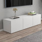 Scandinavian Enclosed Storage TV Media Console Wood Stand Console for Living Room