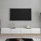 Scandinavian Enclosed Storage TV Media Console Wood Stand Console for Living Room