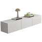 Scandinavian Enclosed Storage TV Media Console Wood Stand Console for Living Room