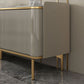 Glam TV Media Console Enclosed Storage TV Console with 4 Drawers