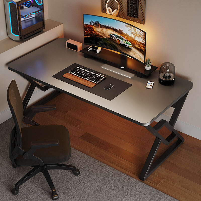 23.62 "W Moderne Office Desk Antique Finish Computer Desk met metalen benen