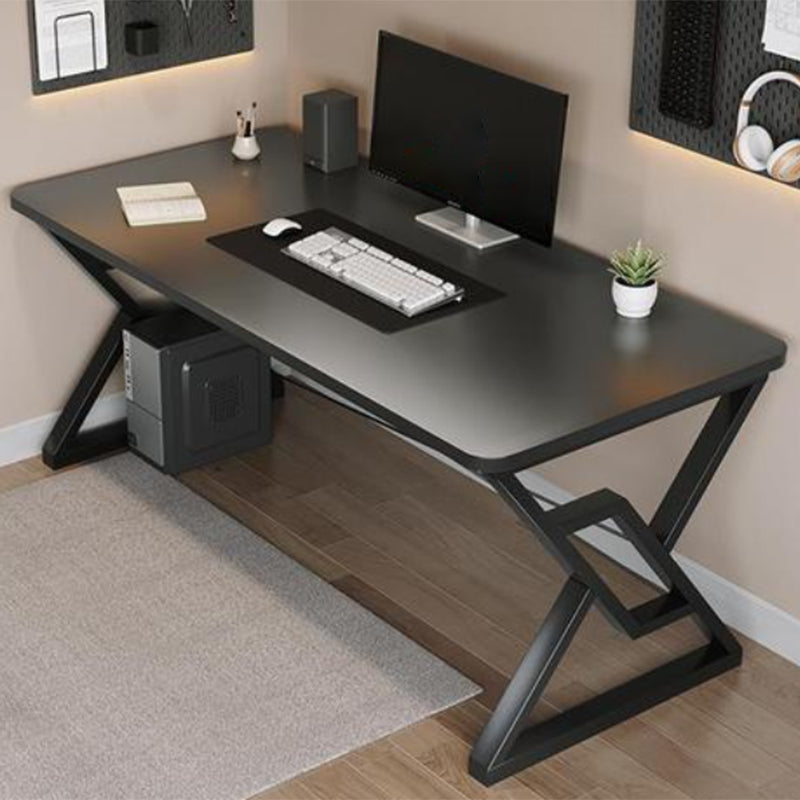 23.62 "W Moderne Office Desk Antique Finish Computer Desk met metalen benen