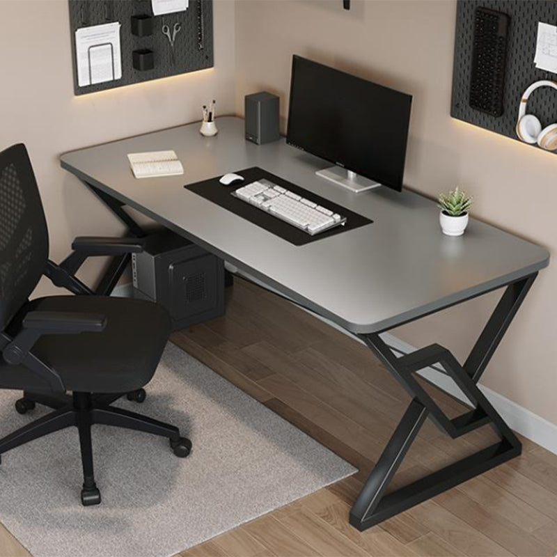 23.62 "W Moderne Office Desk Antique Finish Computer Desk met metalen benen