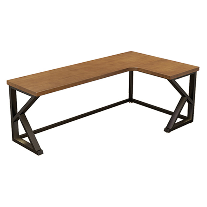 Modern Solid Wood Writing Desk 29.53" Tall Sled Base Corner Office Desk Right Hand Return Clearhalo 'furn' 'furn_office_desk' 'Furniture' 'Office Desks' 'Office Furniture' 'office_desk' 6788860