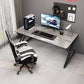 Stone Rectangular Gaming Desk Industrial 29.53" Tall Computer Desk