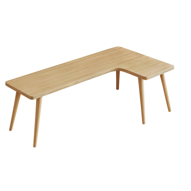 Scrivania di scrittura in legno massiccio 29,53 "scrivania naturale alta con base di Parsons