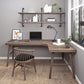 Industrial L-Shape Office Desk Solid Wooden Writing Desk for Office Clearhalo 'furn' 'furn_office_desk' 'Furniture' 'Office Desks' 'Office Furniture' 'office_desk' 6789238
