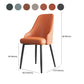 Faux Leather Modern Dining Chairs Parsons Arm Chair for Dining Room Clearhalo 'Dining Chairs' 'Dining Tables & Seating' 'dining_chair' 'furn' 'furn_dining_chair' 'Furniture' 'Kitchen & Dining Furniture' 6789312